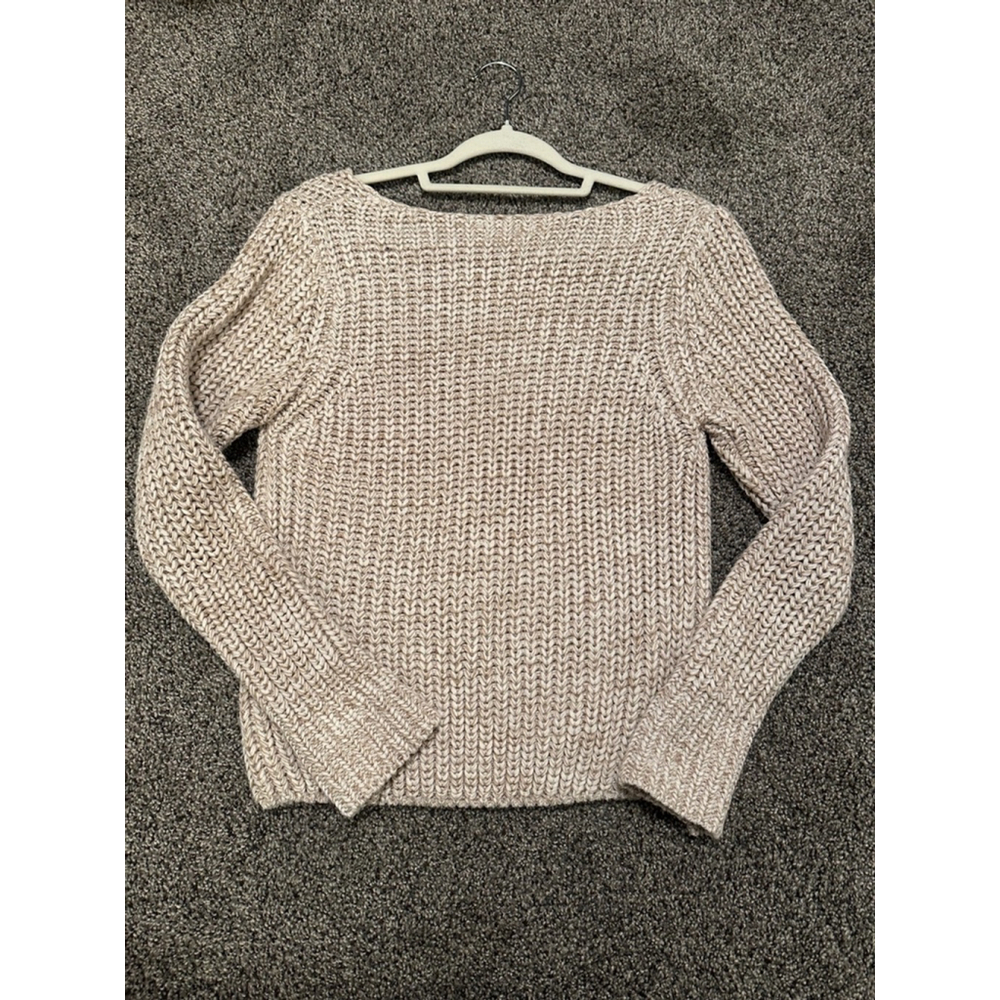 Brave Soul Chunky Knit Sweater Beige Women's Small - Picture 5 of 8
